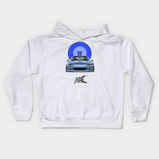 MAZDA MIATA NB STANCED SILVER Kids Hoodie